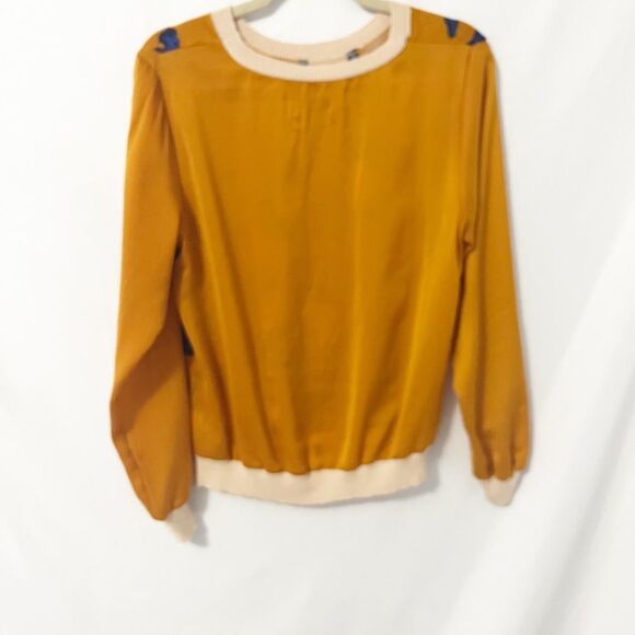 🟢Phillip Lam for Target 20th Anniversary Orange Blue Leopard Print Sweater M - Picture 4 of 7